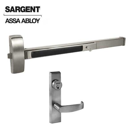Sargent 80 Series Exit Device Mechanical Key outside unlocks/locks trim Remote latch retraction 36W ET Trim SRG-56-8813-ETL-32D